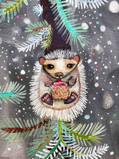 Cinnamon Buns 7' x 6' - Oil Painting