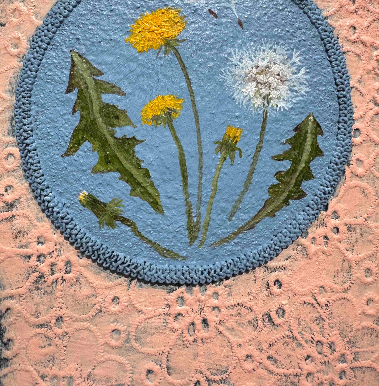 Dandelion Dinner - 24x30" - Oil Painting