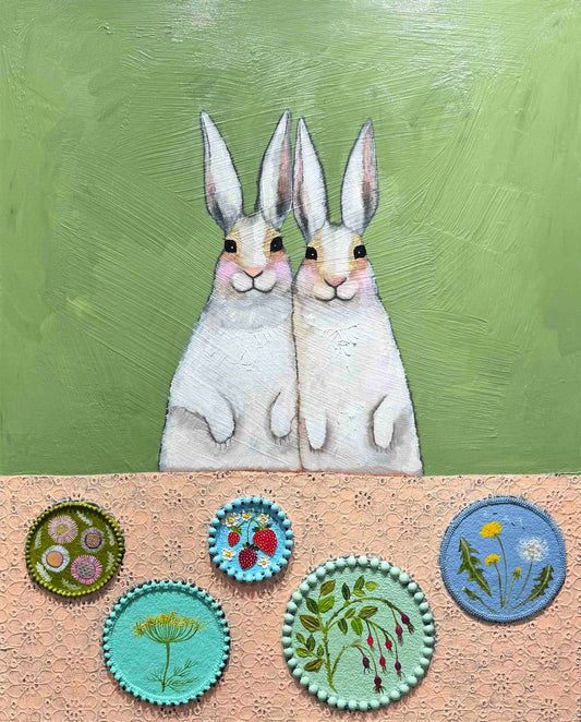 Dandelion Dinner - 24x30" - Oil Painting