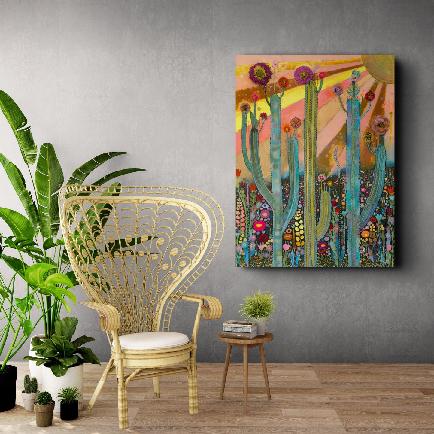 Desert Garden - Canvas Print