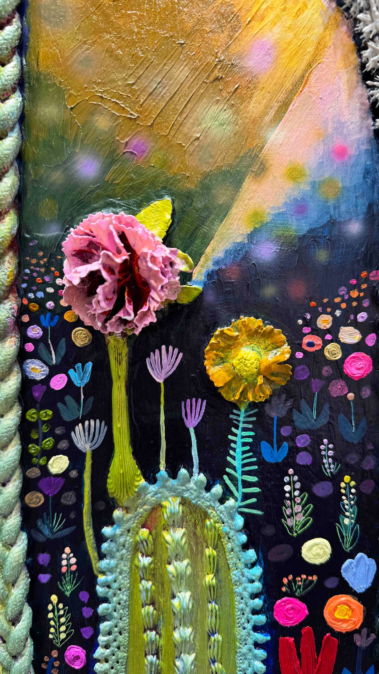 Desert Garden - 54x40" - Oil Painting