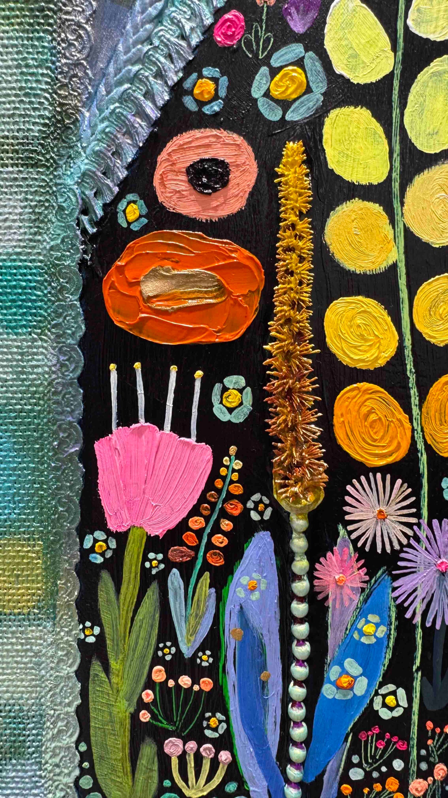 Desert Garden - 54x40" - Oil Painting