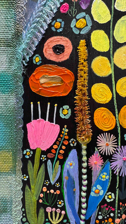 Desert Garden - 54x40" - Oil Painting