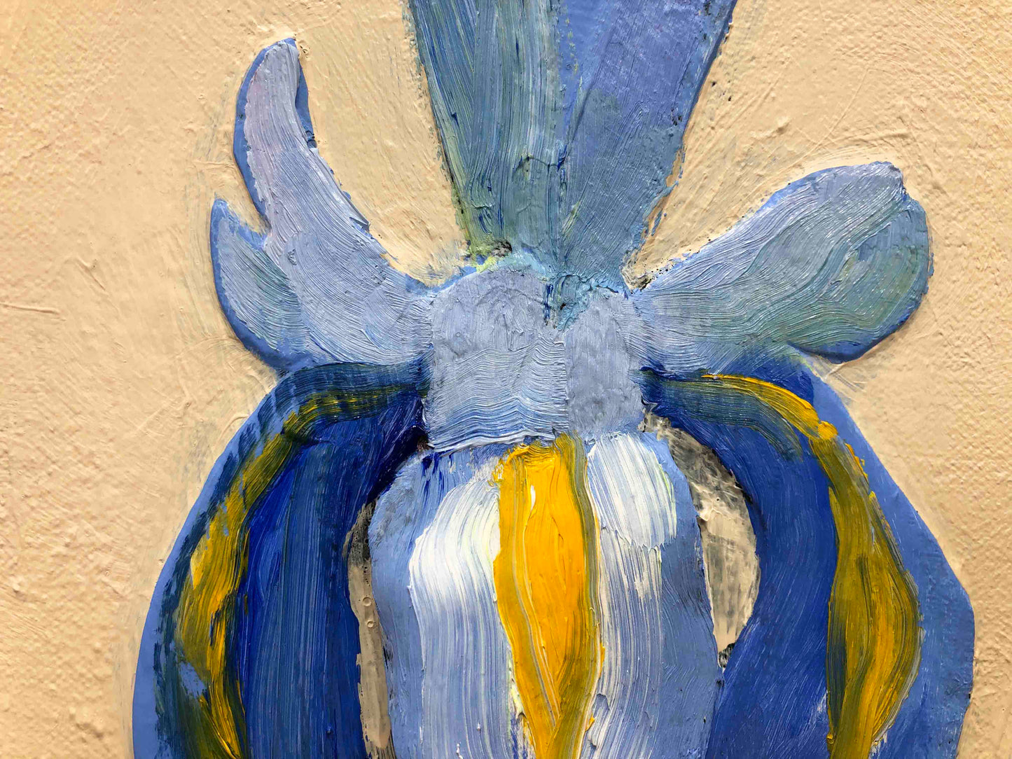 Dutch Irises 60 x 60" - Oil Painting