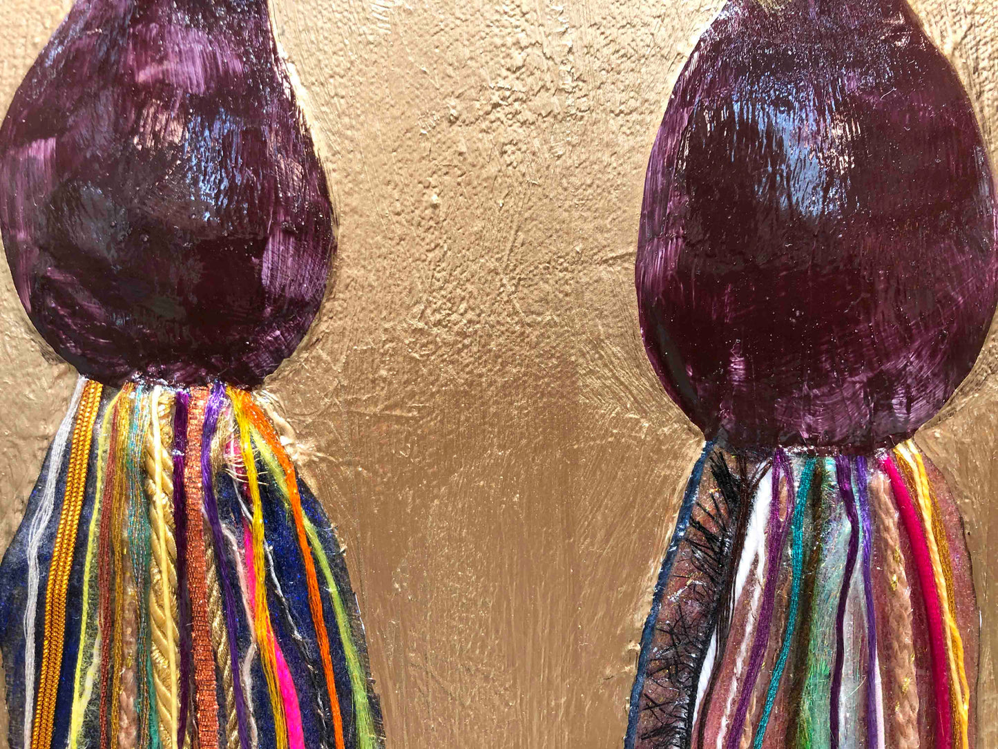 Dutch Irises 60 x 60" - Oil Painting