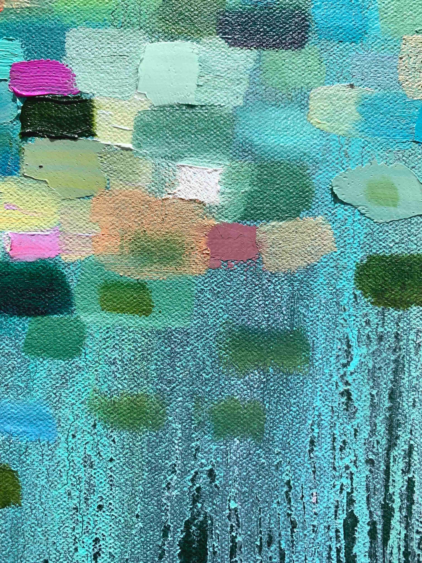 Falling Up 30 x 30" - Oil Painting