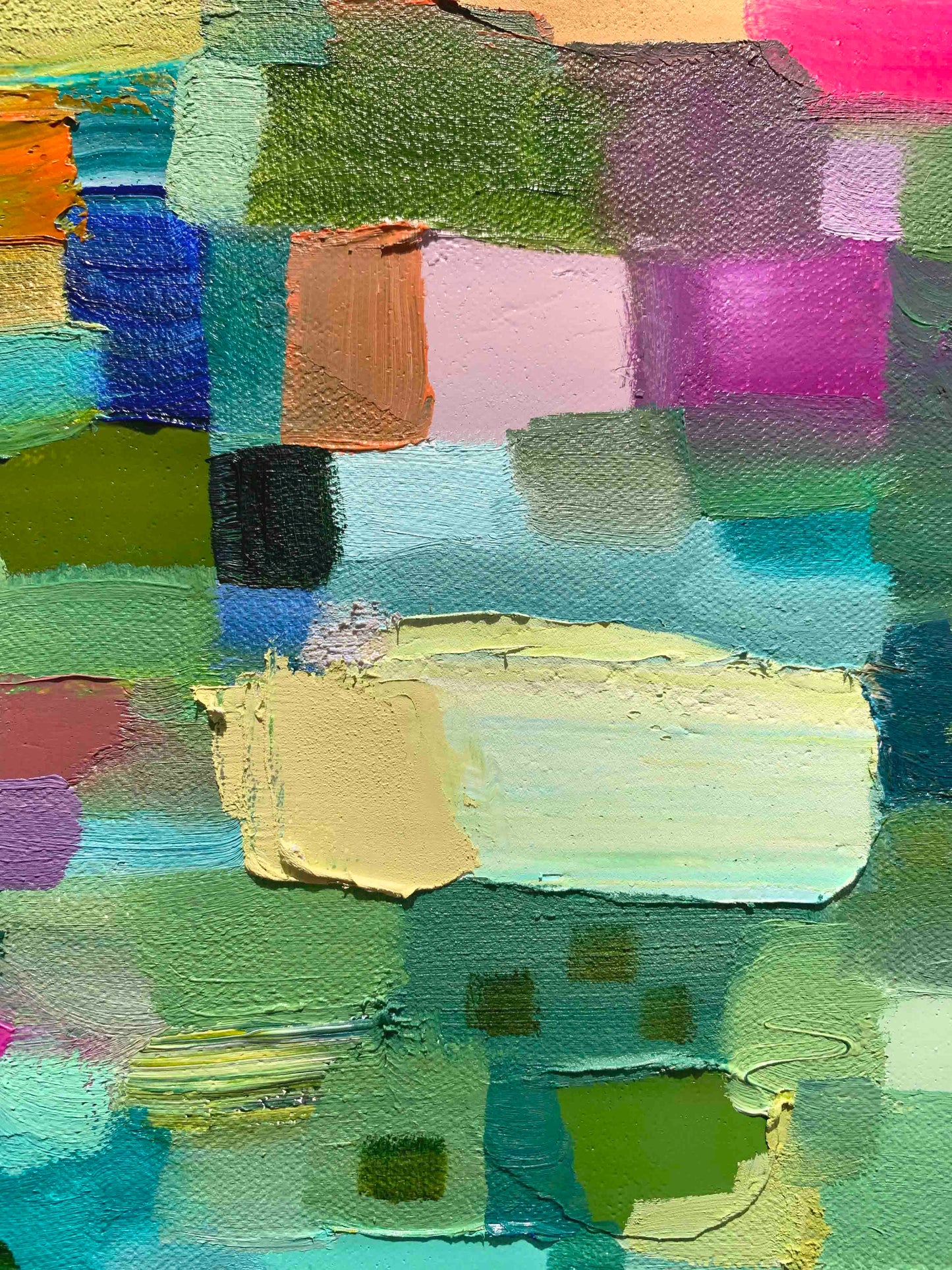 Falling Up 30 x 30" - Oil Painting