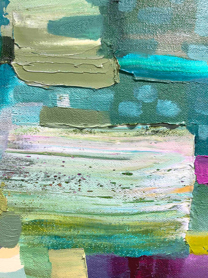 Falling Up 30 x 30" - Oil Painting