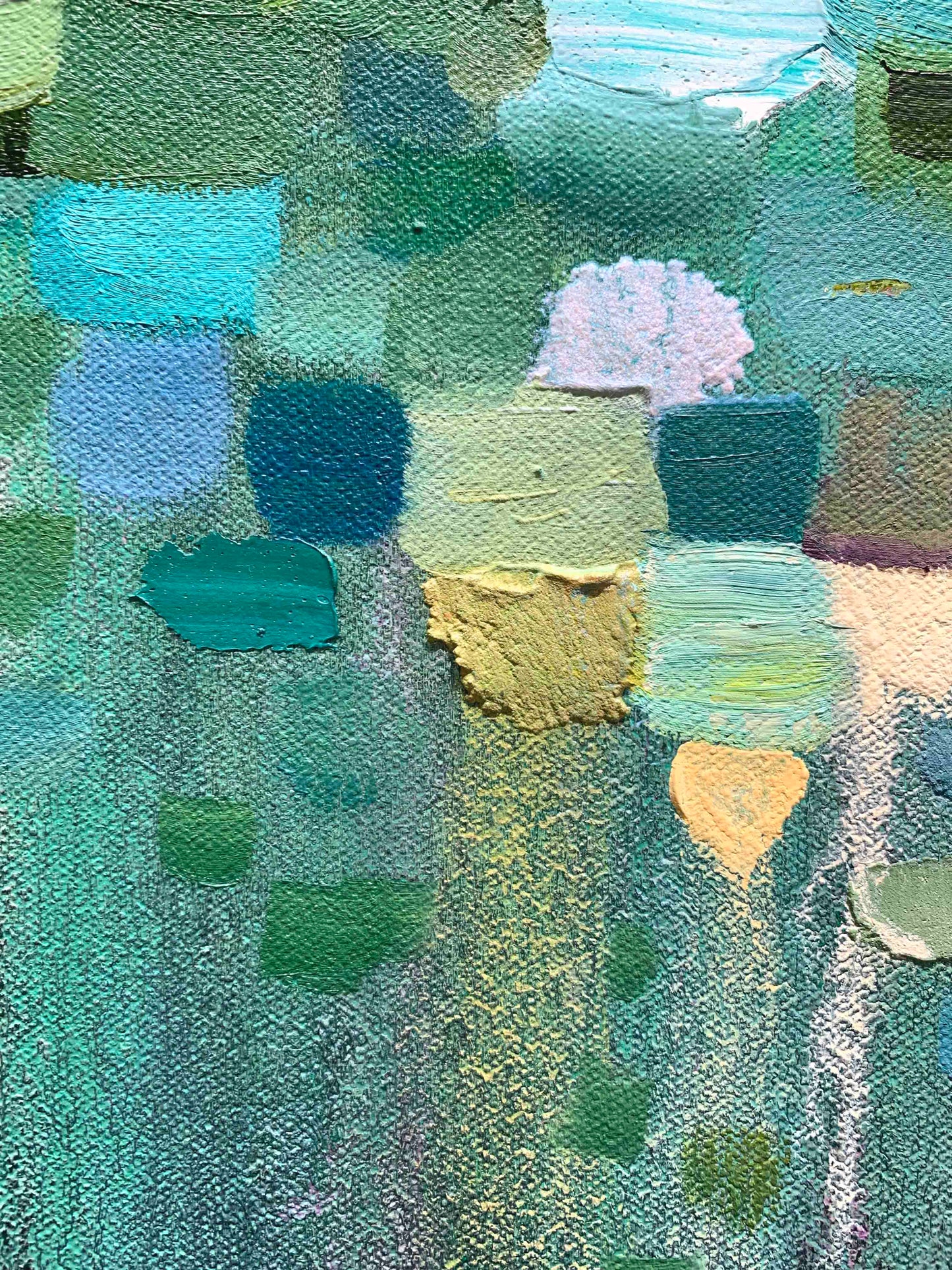 Falling Up 30 x 30" - Oil Painting