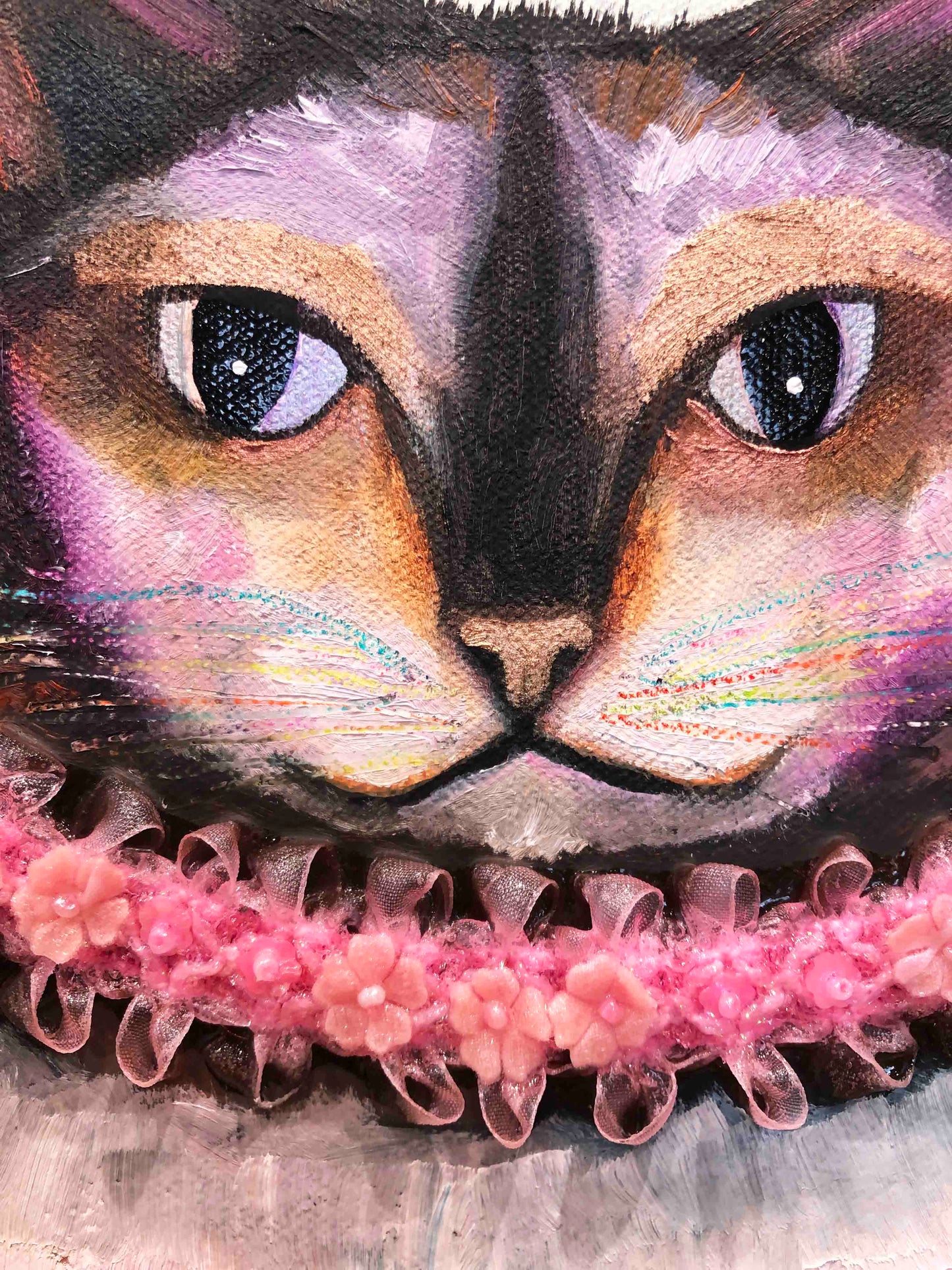 Feral Flower Beds 36 x 48" - Oil Painting