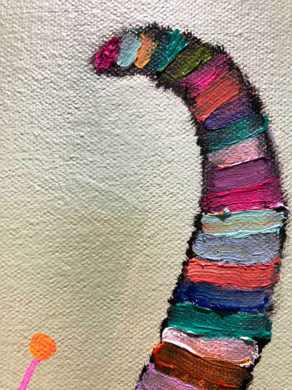 Feral Flower Beds 36 x 48" - Oil Painting