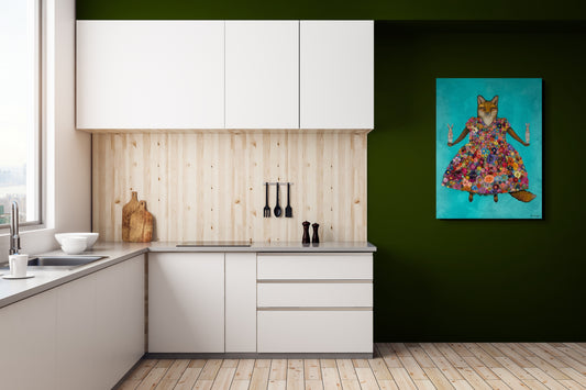 Fox Dressed - Canvas Print