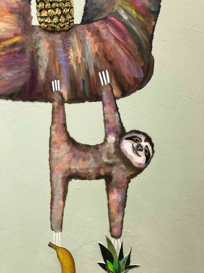 Fruit Baskets 84 x 72" - Oil Painting