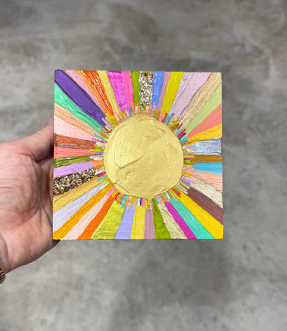 Ultra Violet - 5.75 x 5.75" - Oil Painting