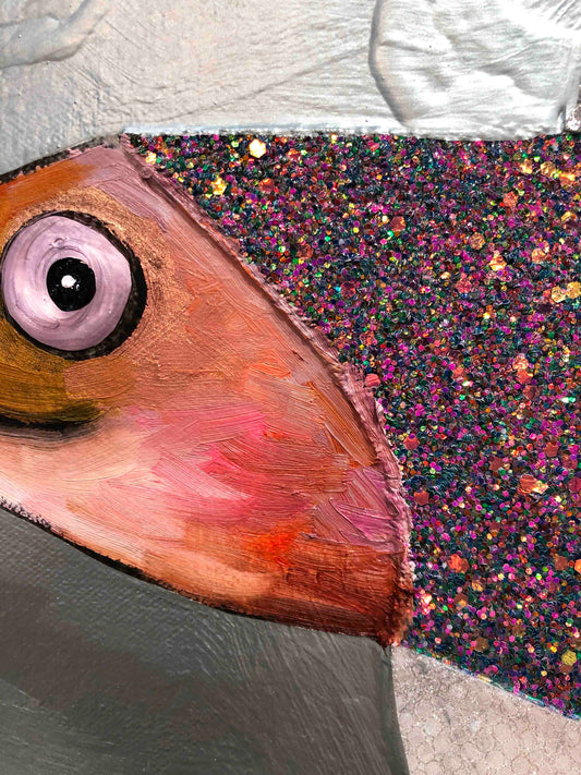 Goldfish Boldfish 7ft x 6ft - Oil Painting