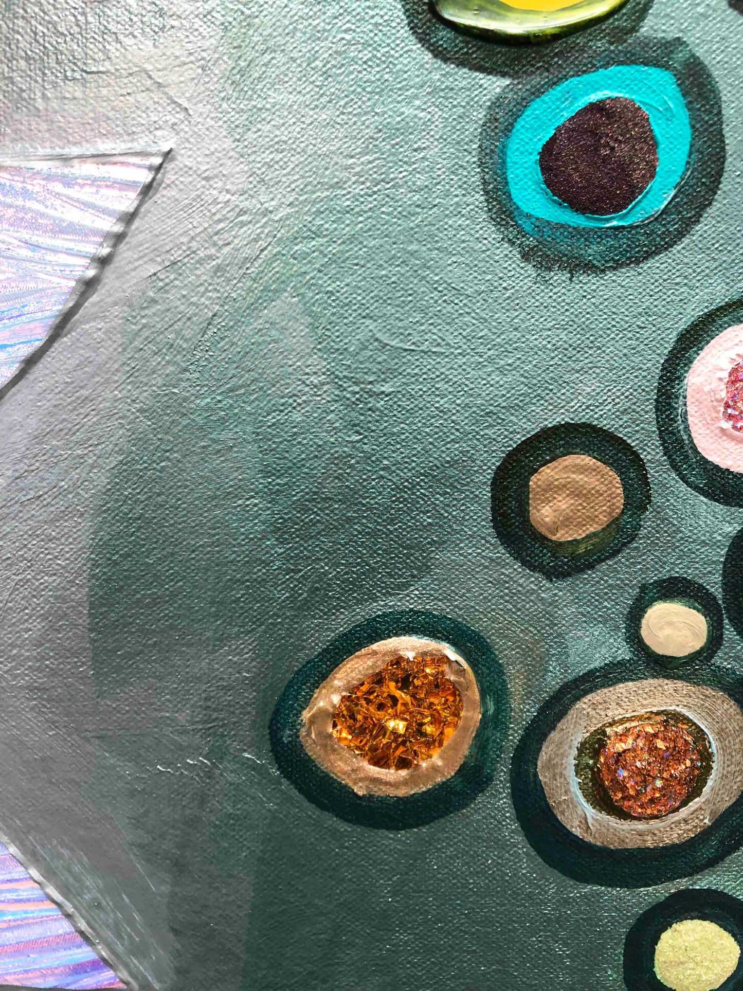 Goldfish Boldfish 7ft x 6ft - Oil Painting