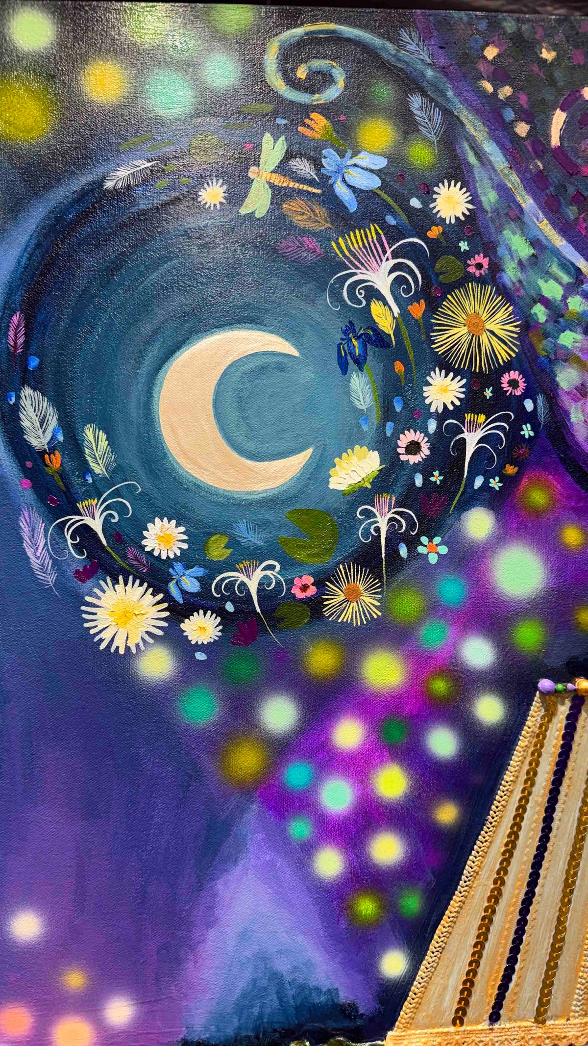 Lily Pad Parade - 72x48" - Oil Painting