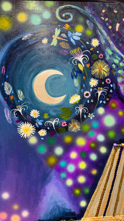 Lily Pad Parade - 72x48" - Oil Painting