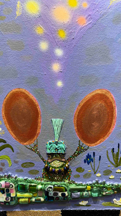 Lily Pad Parade - 72x48" - Oil Painting