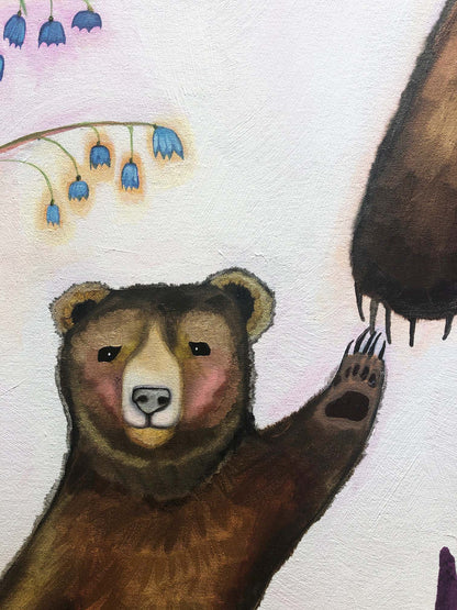 Mama Bear 84x72"- Oil Painting