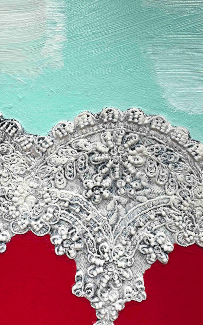 Morning Glories 48x48" - Oil Painting