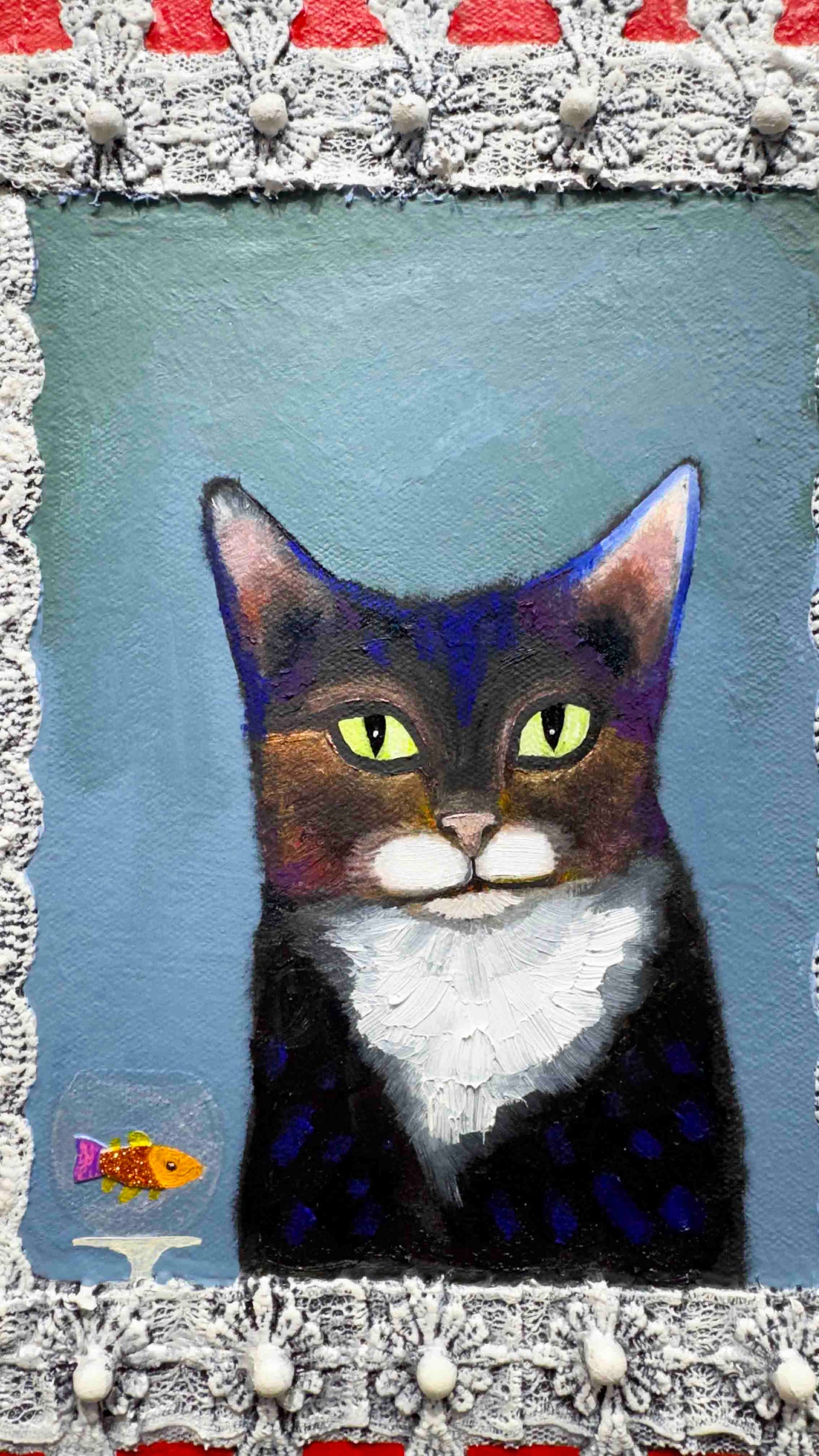 Morning Glories 48x48" - Oil Painting