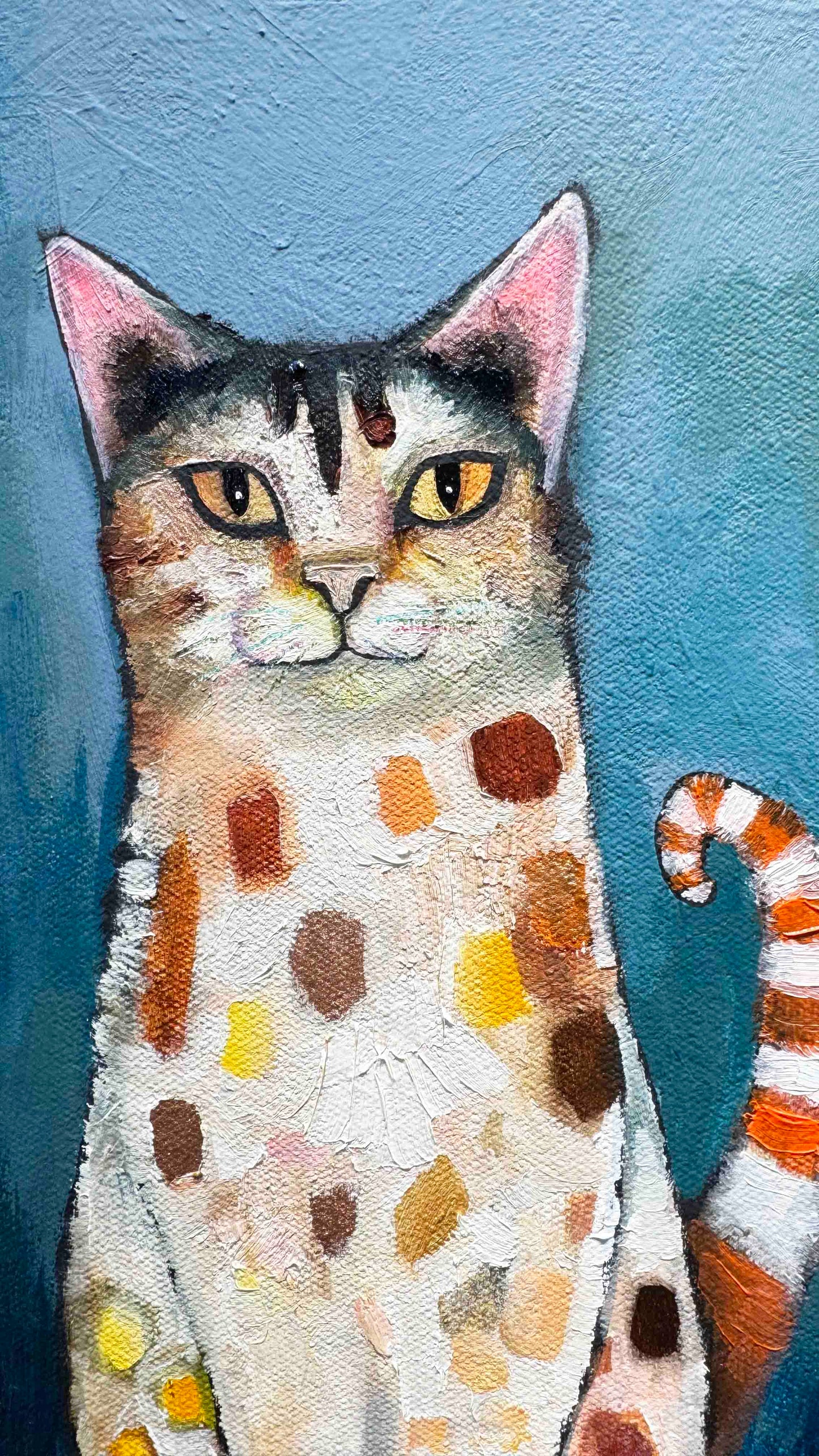 Morning Glories 48x48" - Oil Painting