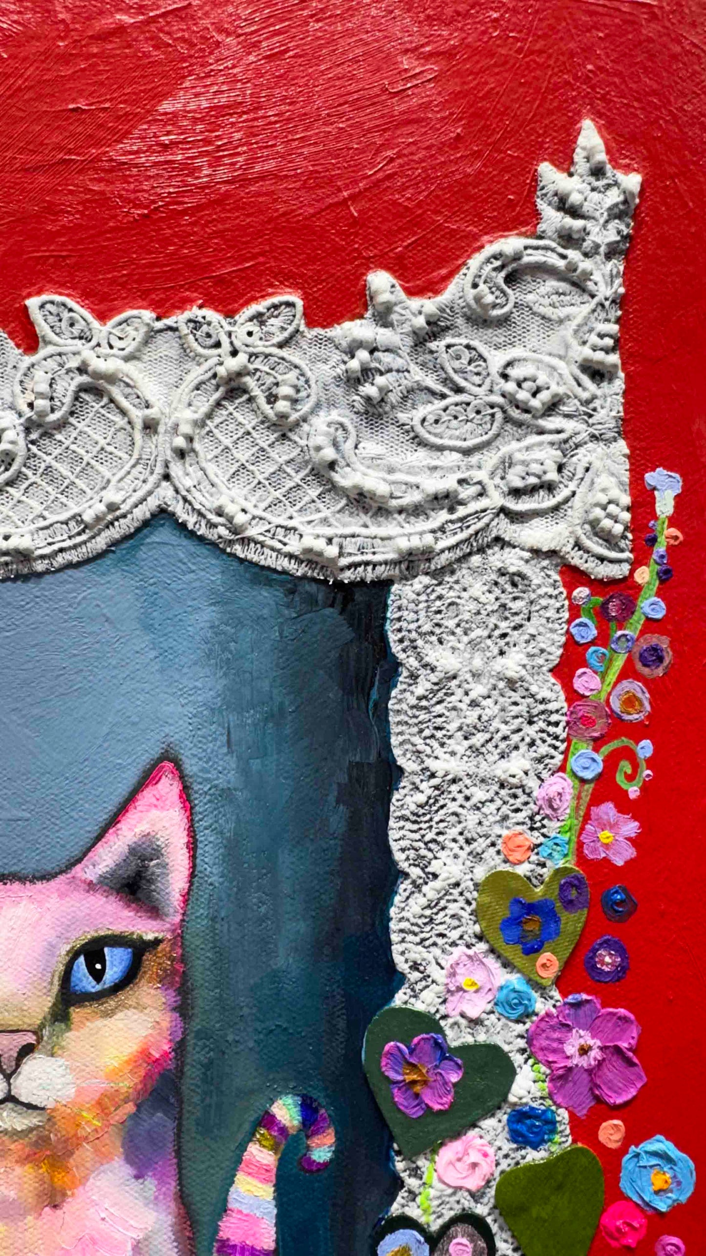 Morning Glories 48x48" - Oil Painting