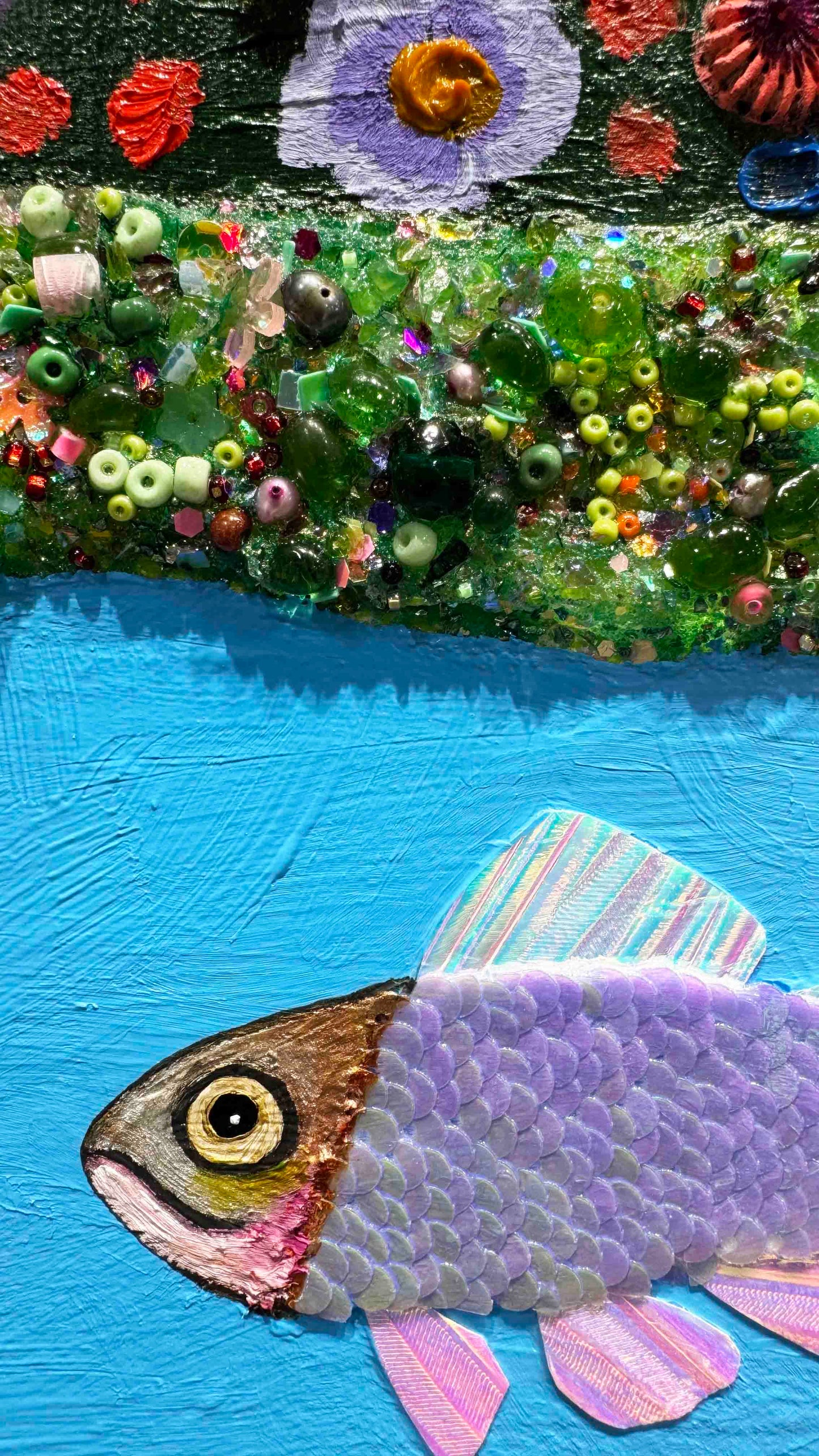 Morning Glories 48x48" - Oil Painting