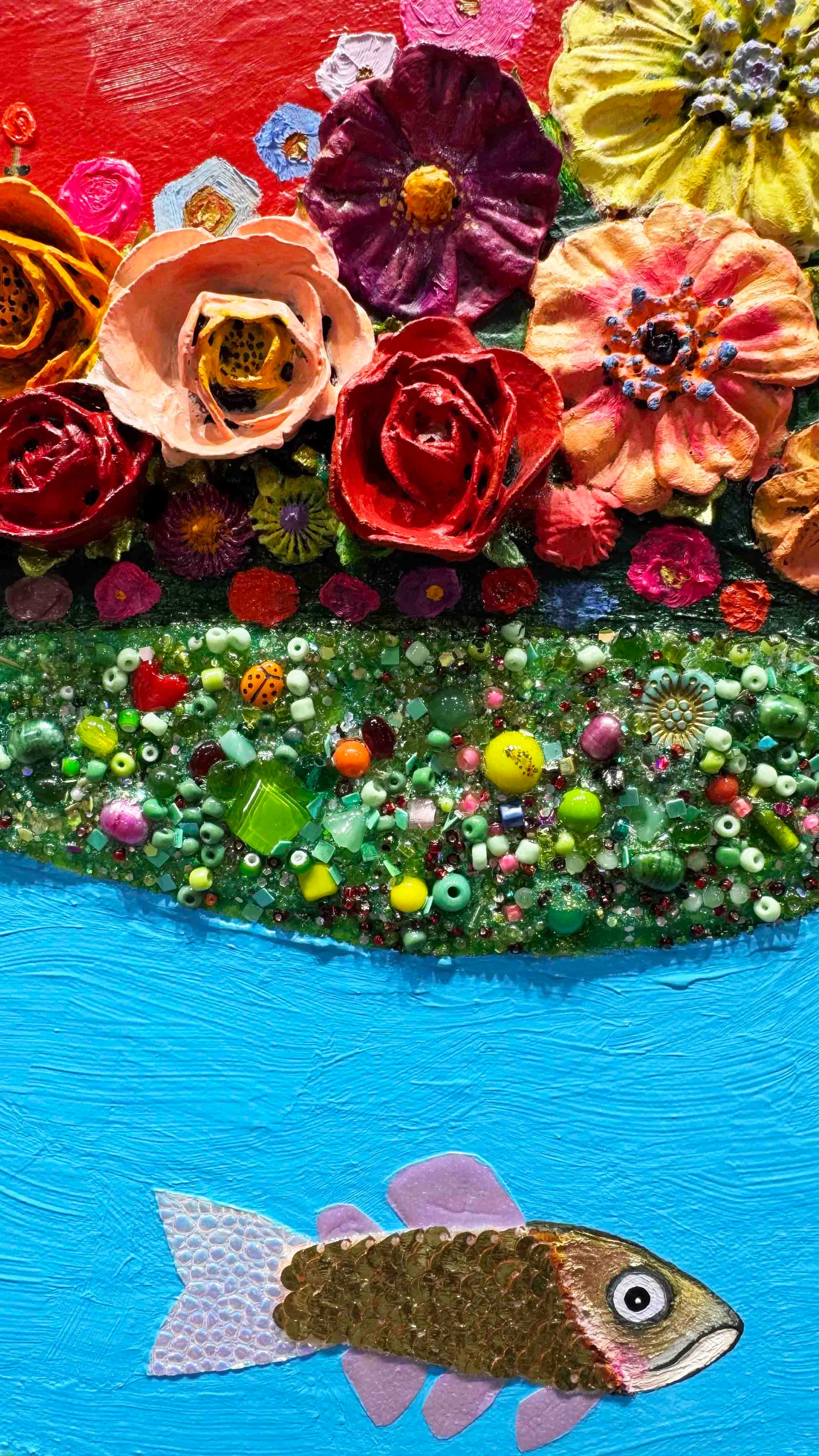 Morning Glories 48x48" - Oil Painting