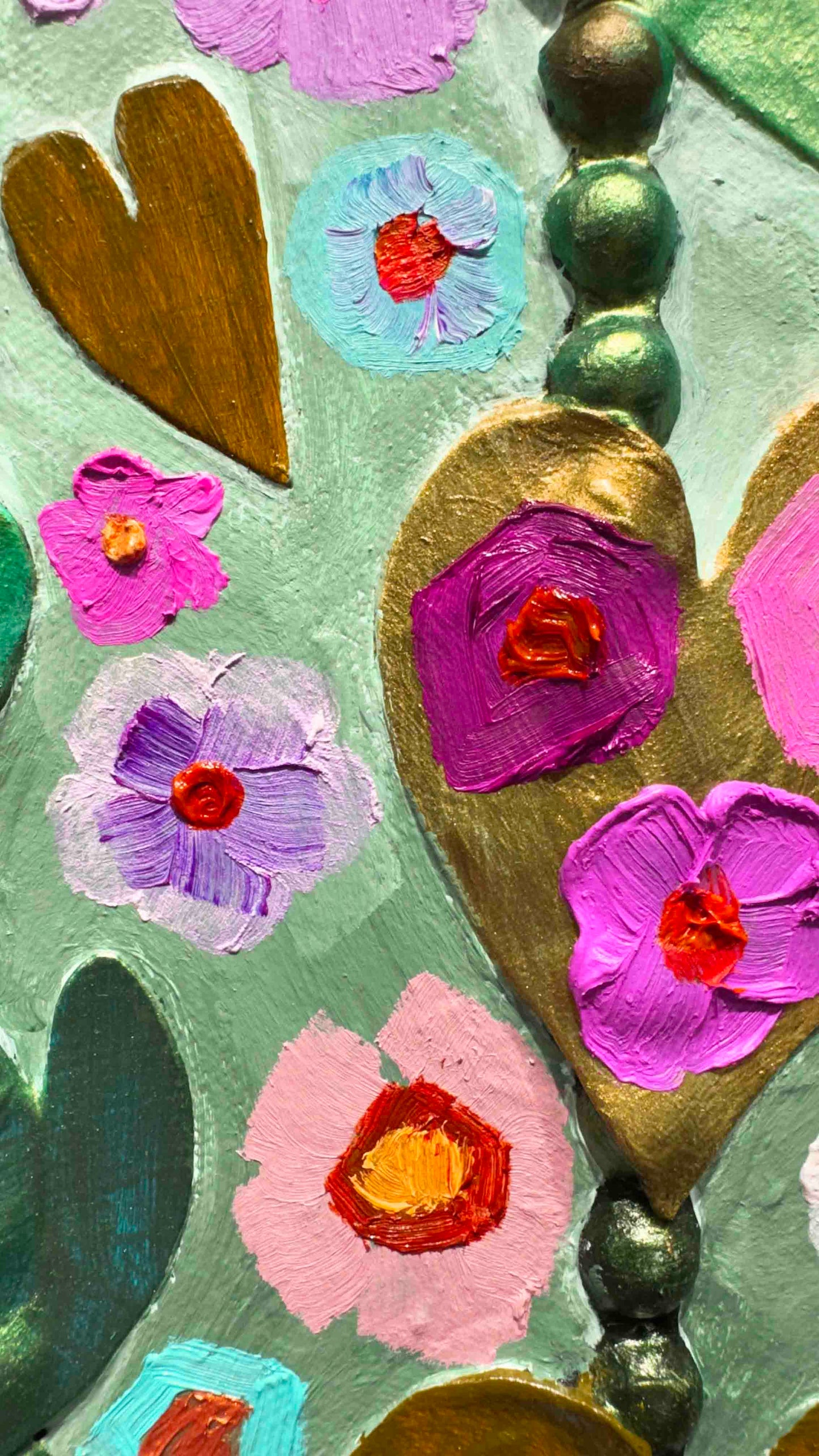 Morning Glories 48x48" - Oil Painting