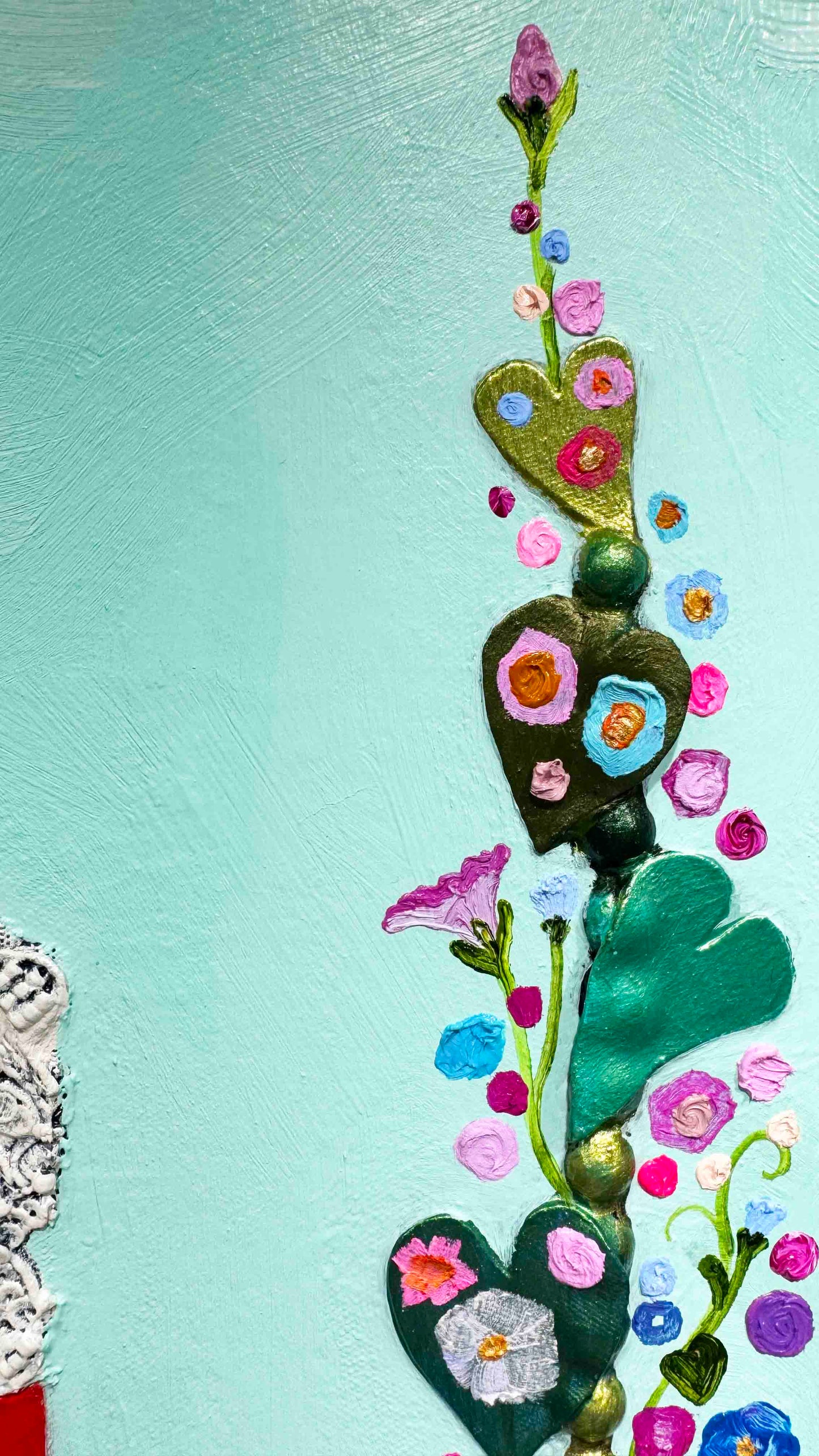 Morning Glories 48x48" - Oil Painting