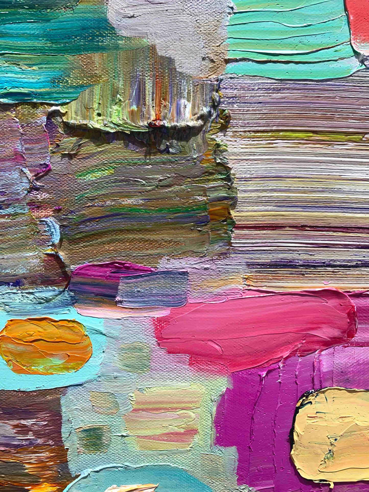 Paths 30 x 30" - Oil Painting