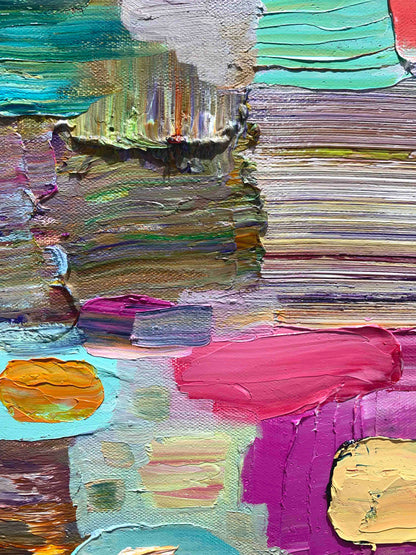 Paths 30 x 30" - Oil Painting