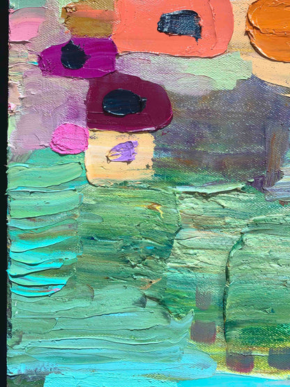 Paths 30 x 30" - Oil Painting