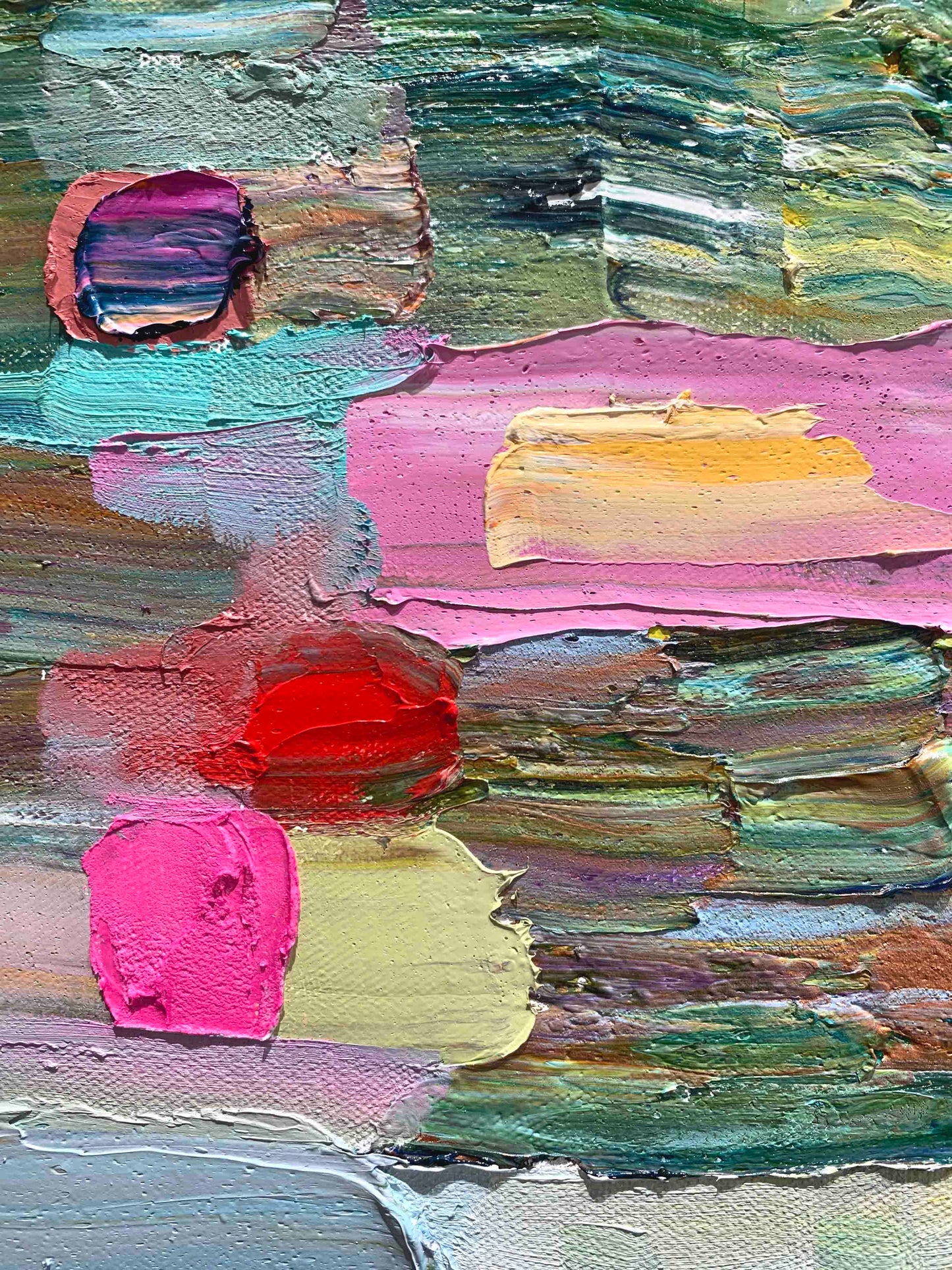 Paths 30 x 30" - Oil Painting