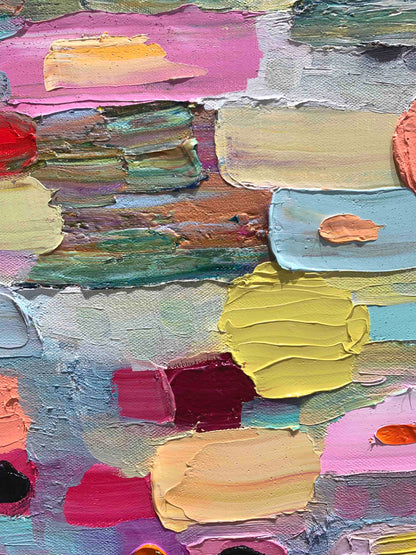 Paths 30 x 30" - Oil Painting