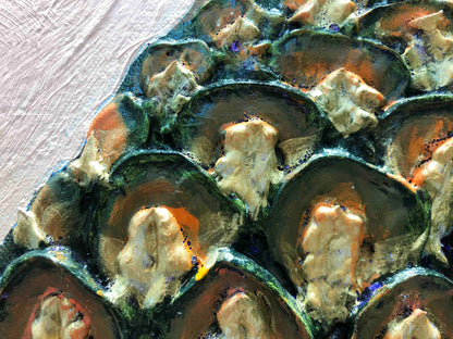 Pineapples 48 x 48" - Oil Painting