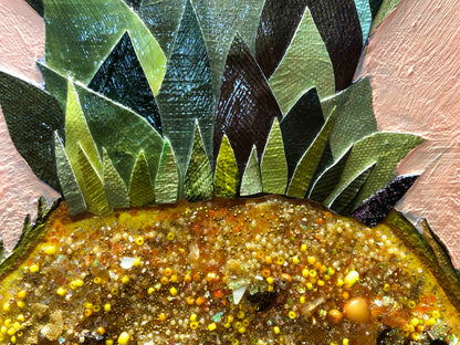 Pineapples 48 x 48" - Oil Painting