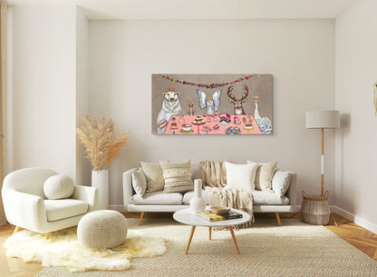 Snowy Owl's House - Canvas Print