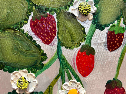 Peanut Butter & Jelly Sandwiches 24 x 24" - Oil Painting