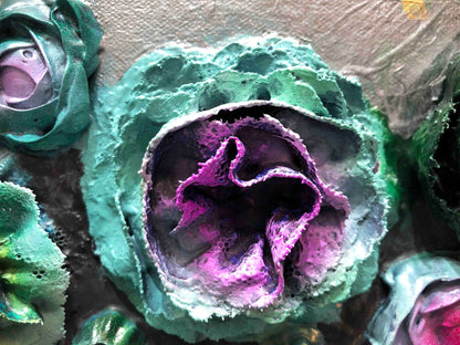 Peanut Butter & Jelly Sandwiches 24 x 24" - Oil Painting