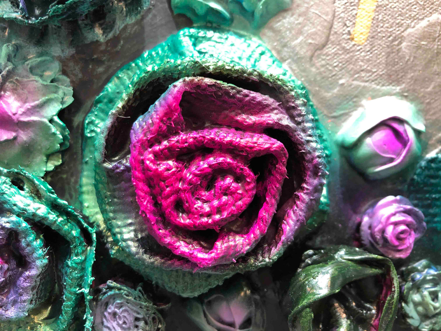 Peanut Butter & Jelly Sandwiches 24 x 24" - Oil Painting