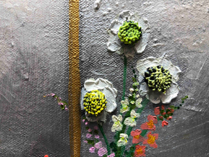 Peanut Butter & Jelly Sandwiches 24 x 24" - Oil Painting