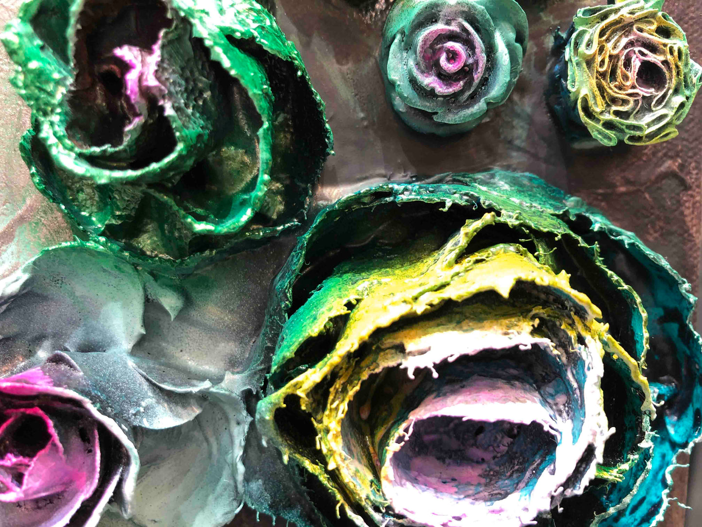 Peanut Butter & Jelly Sandwiches 24 x 24" - Oil Painting