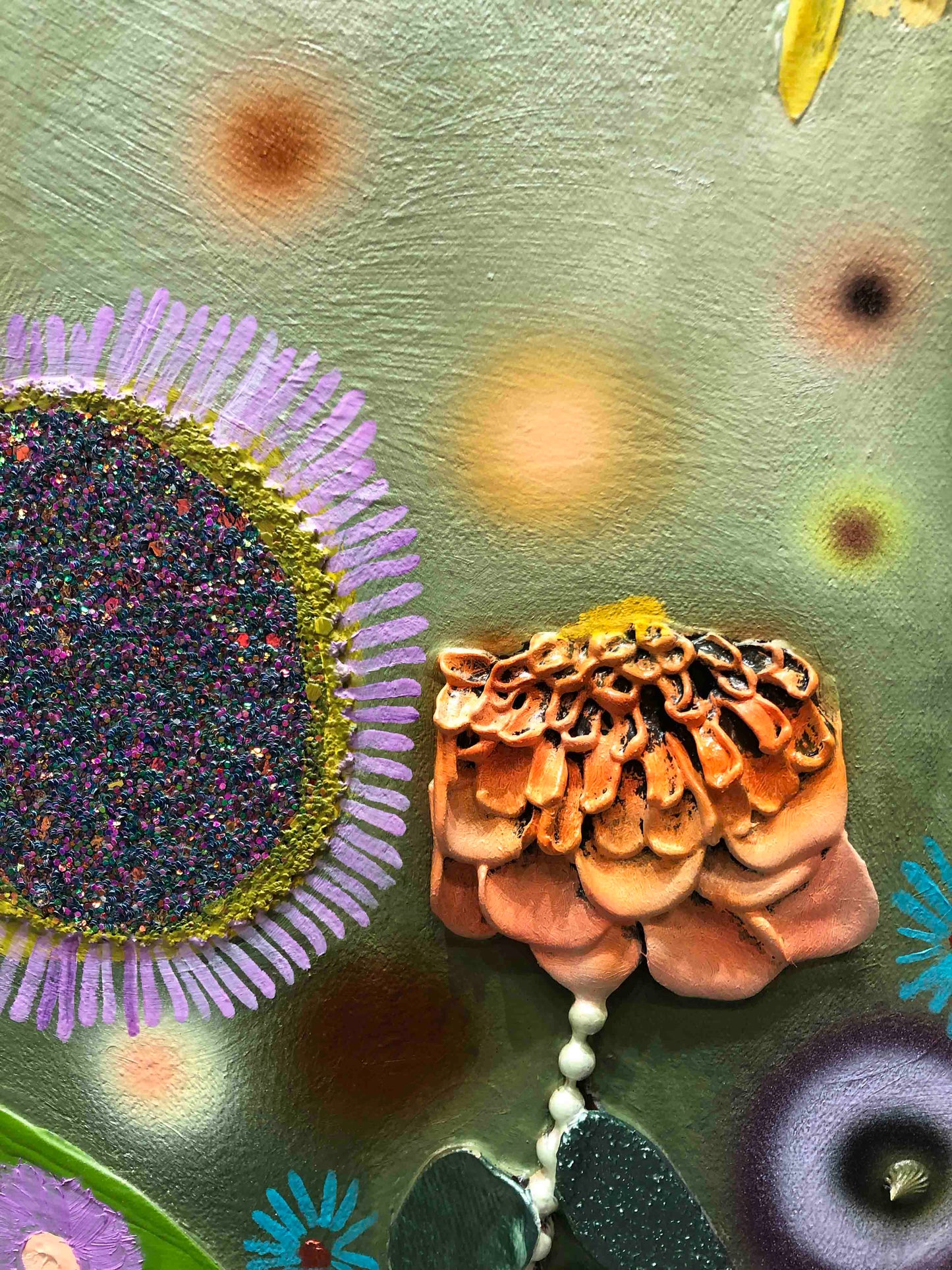 Sunflower Garden 7x6' - Oil Painting