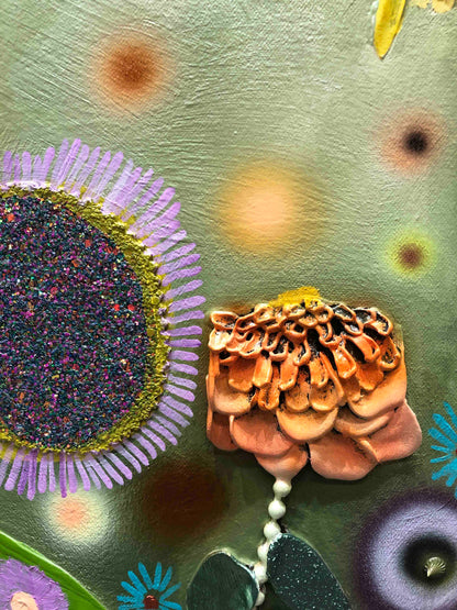 Sunflower Garden 7x6' - Oil Painting