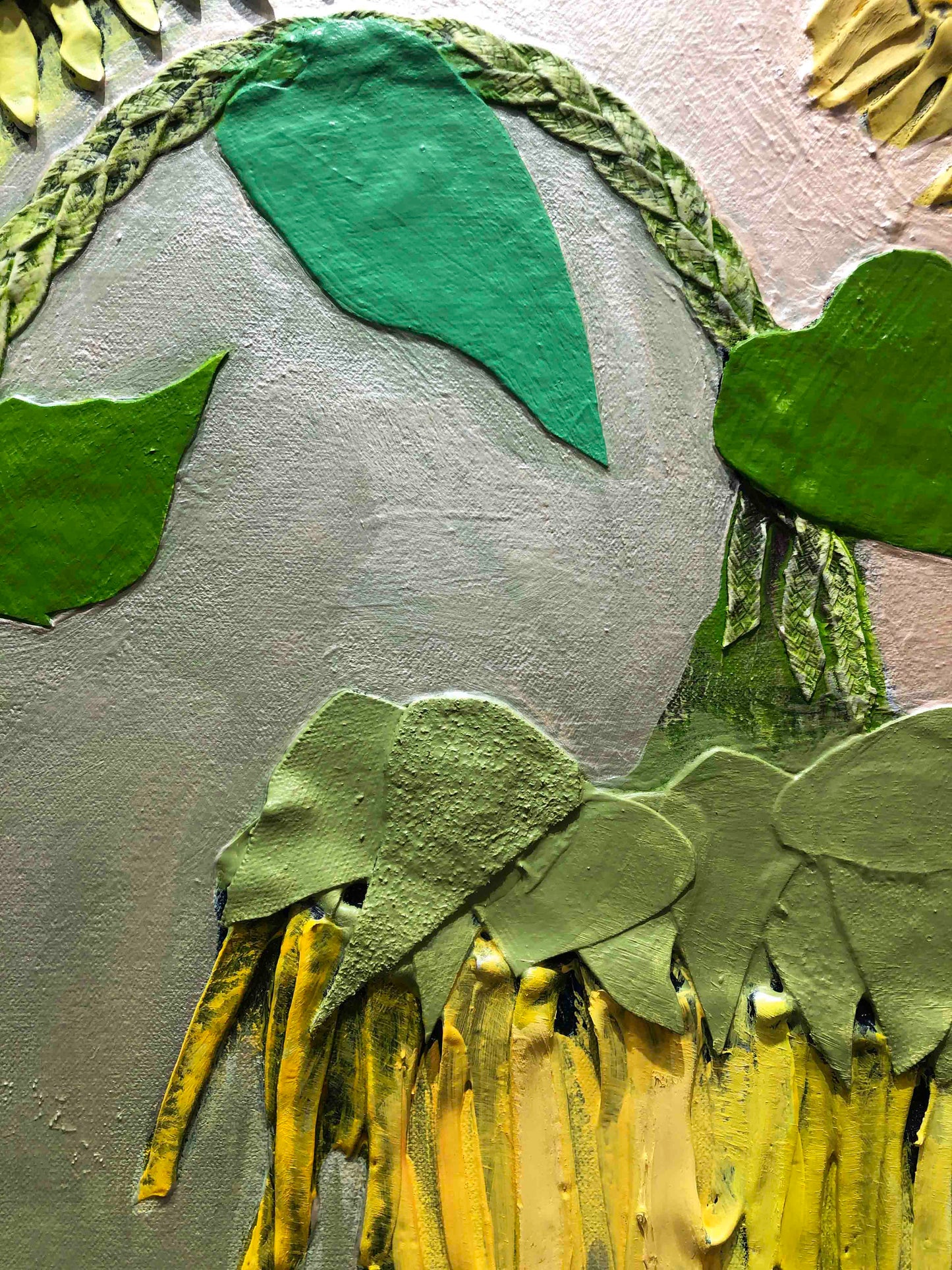 Sunflower Garden 7x6' - Oil Painting