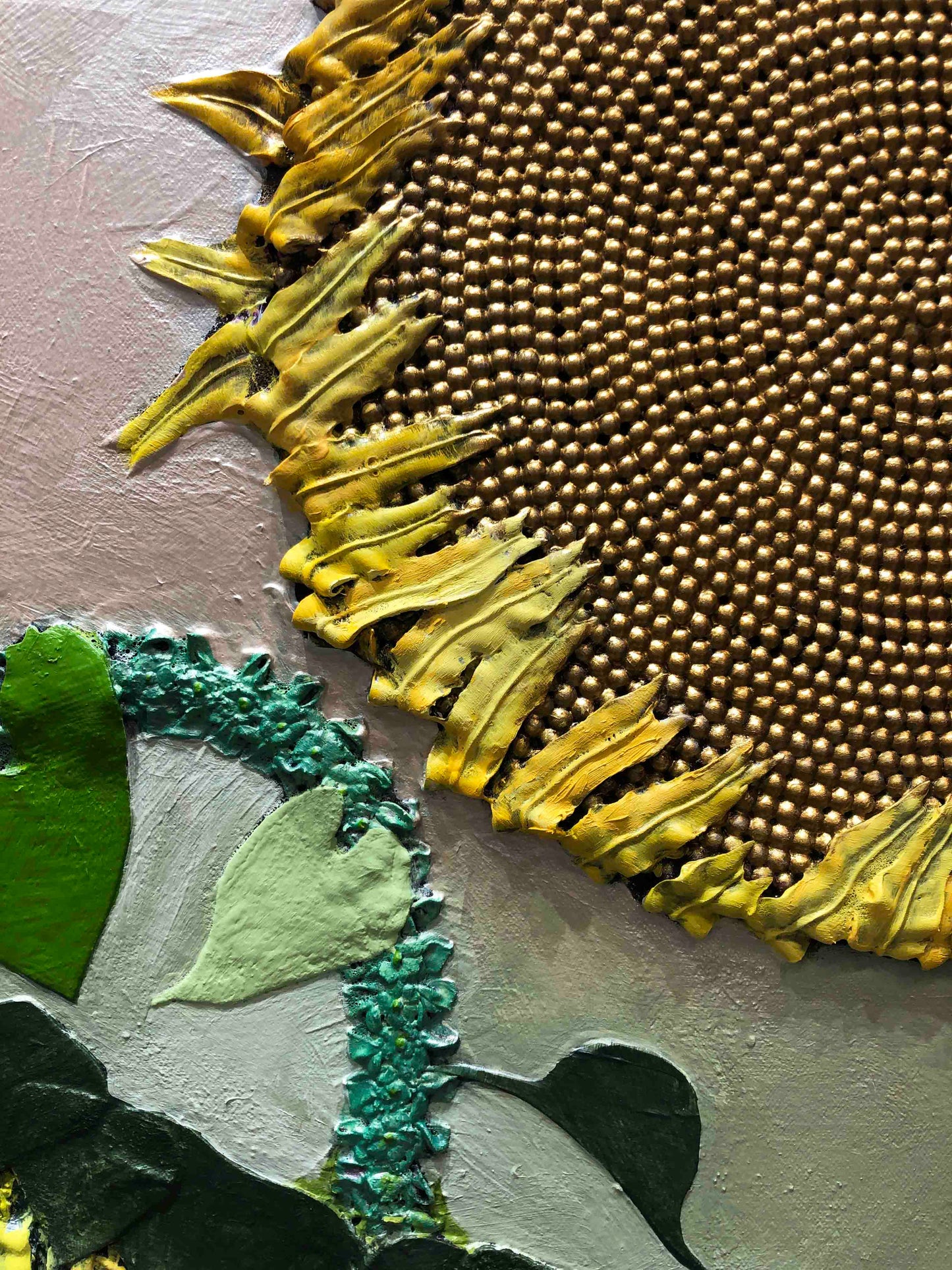 Sunflower Garden 7x6' - Oil Painting