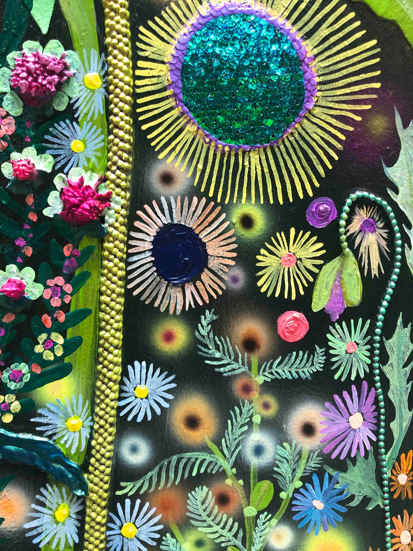 Sunflower Garden 7x6' - Oil Painting